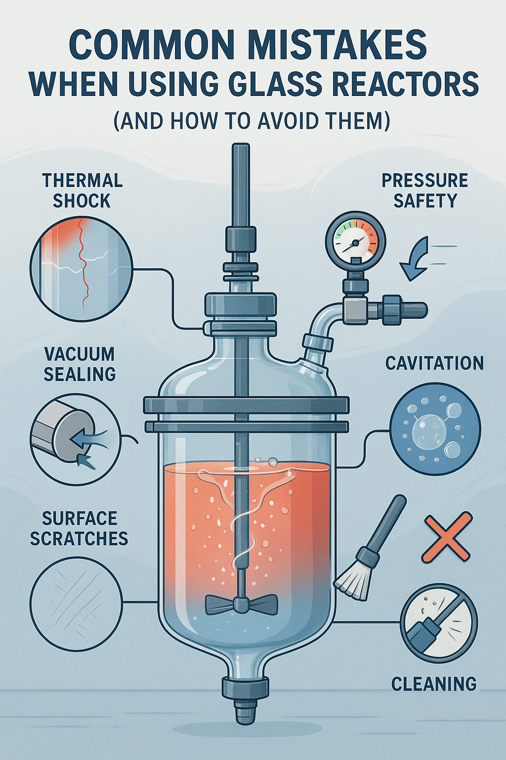 Common Mistakes When Using Glass Reactors (And How to Avoid Them)